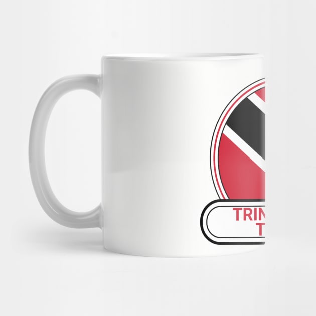 Trinidad and Tobago Country Badge - Trinidad and Tobago Flag by Yesteeyear